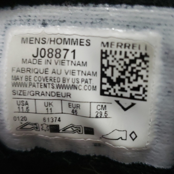 Merrell moab 2 wp mens size 11.5 - Picture 7 of 8